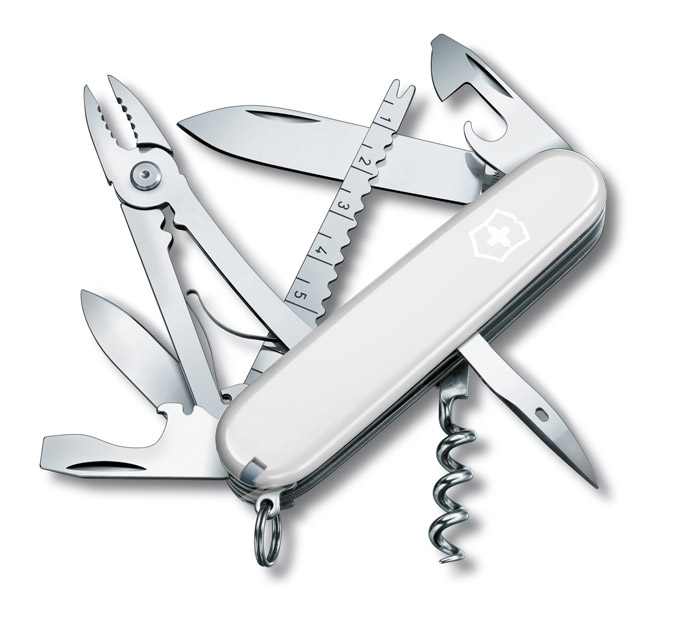 Angler White Swiss Army Knife