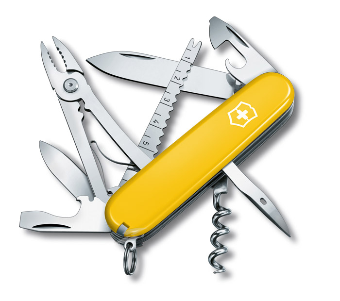 Angler Yellow Swiss Army Knife