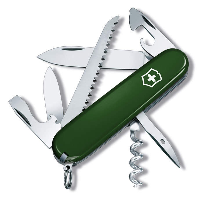 Camper Green Swiss Army Knife