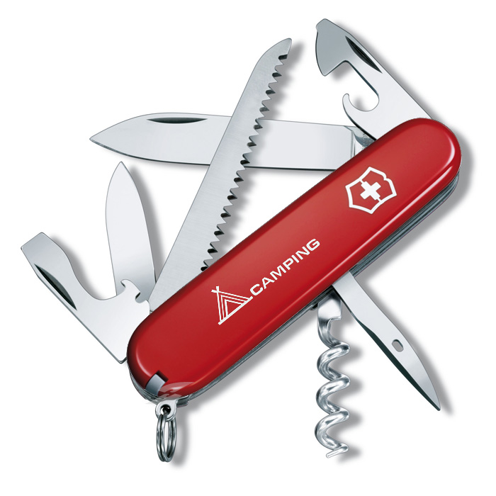 Camper Red Swiss Army Knife