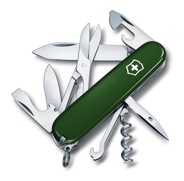 Climber Green Swiss Army Knife