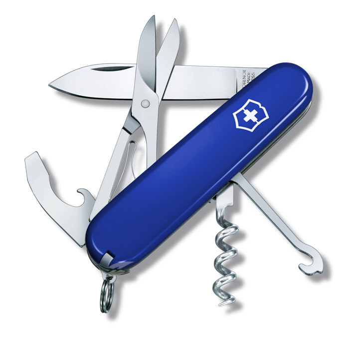 Compact Blue Swiss Army Knife