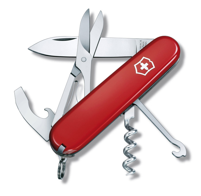 Compact Red Swiss Army Knife