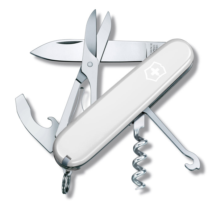 Compact White Swiss Army Knife