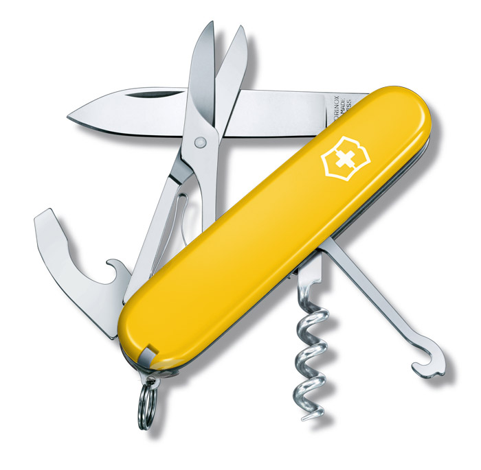 Compact Yellow Swiss Army Knife