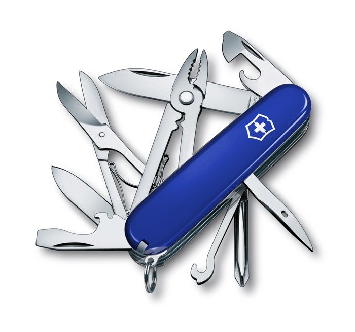 Deluxe Tinker Blue Swiss Army Knife