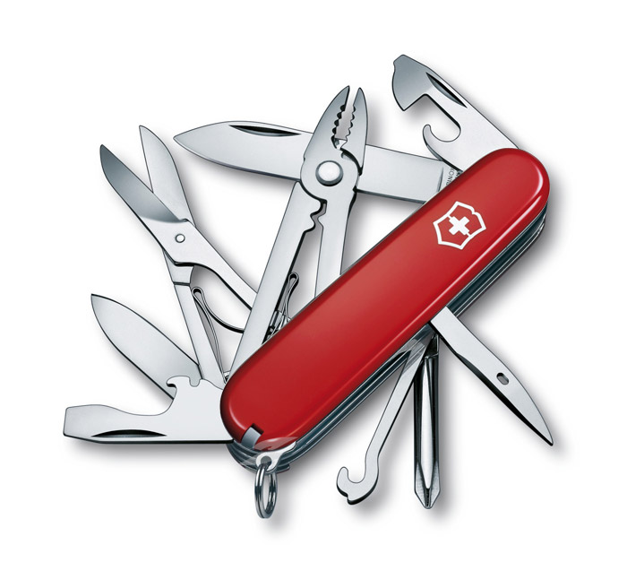 Deluxe Tinker Red Swiss Army Knife
