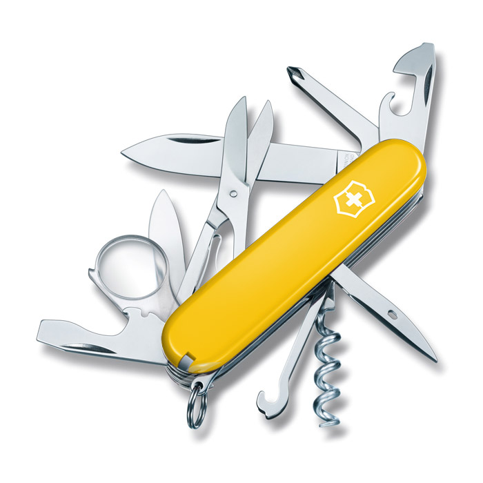 Explorer Yellow Swiss Army Knife