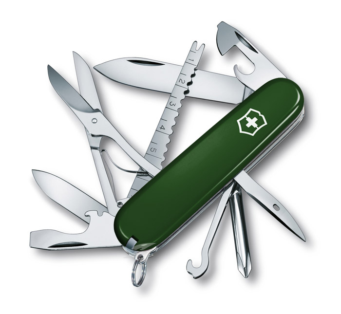 Fisherman Green Swiss Army Knife