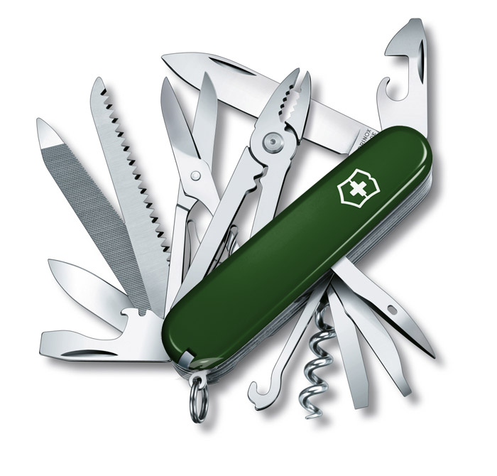 Handyman Green Swiss Army Knife