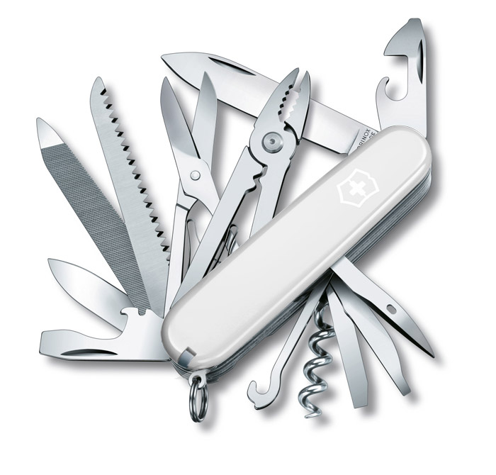 Handyman White Swiss Army Knife