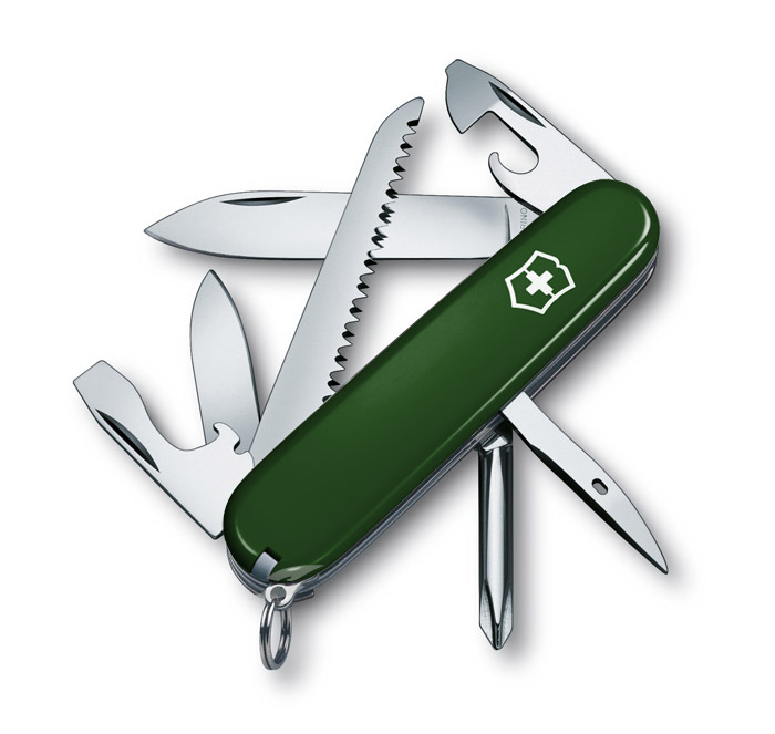 Hiker Green Swiss Army Knife