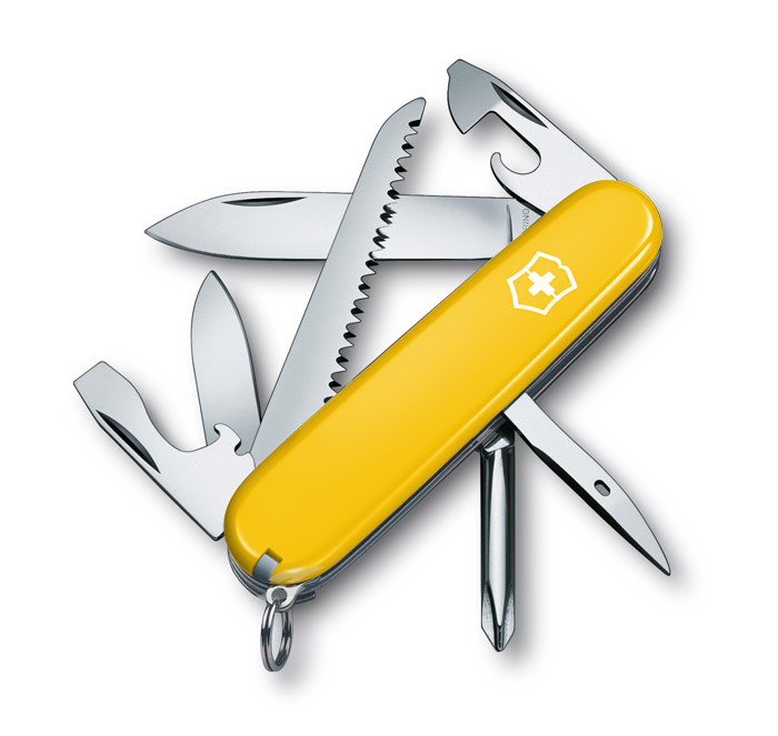 Hiker Yellow Swiss Army Knife