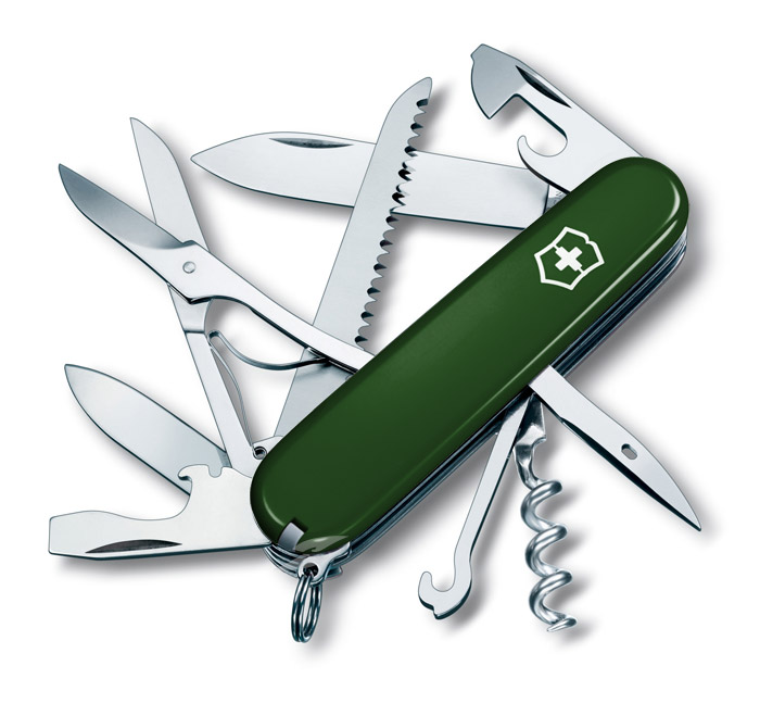 Huntsman Green Swiss Army Knife