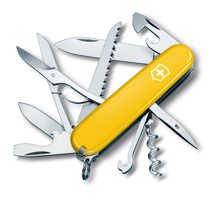 Huntsman Yellow Swiss Army Knife