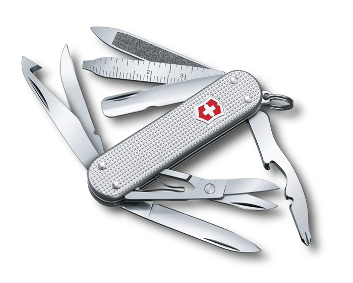 MiniChamp Alox Silver Swiss Army Knife