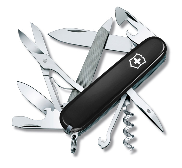 Mountaineer Black Swiss Army Knife