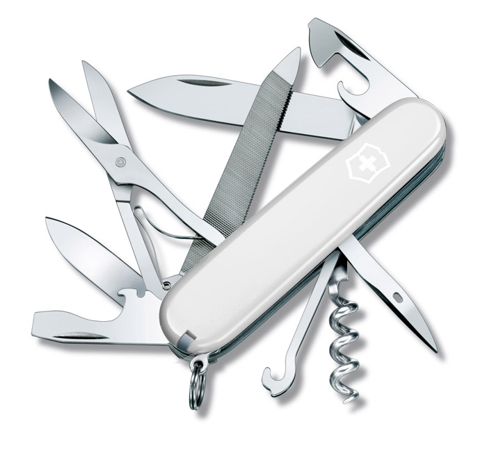 Mountaineer White Swiss Army Knife