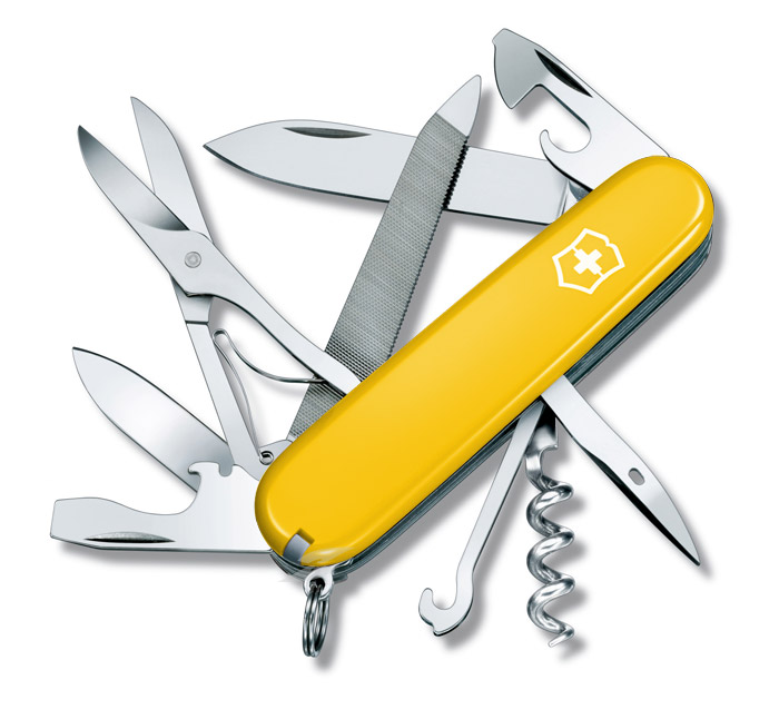 Mountaineer Yellow Swiss Army Knife