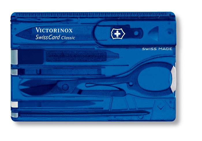 SwissCard Classic Blue Swiss Army Knife