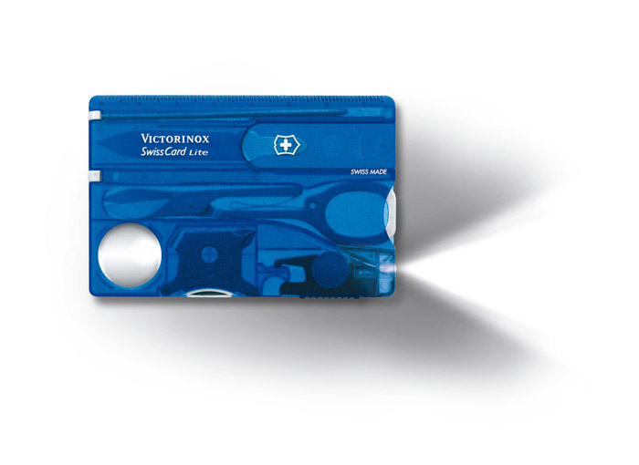 SwissCard Lite Blue Swiss Army Knife