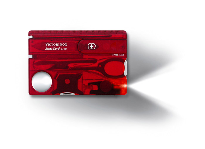 SwissCard Lite Red Swiss Army Knife