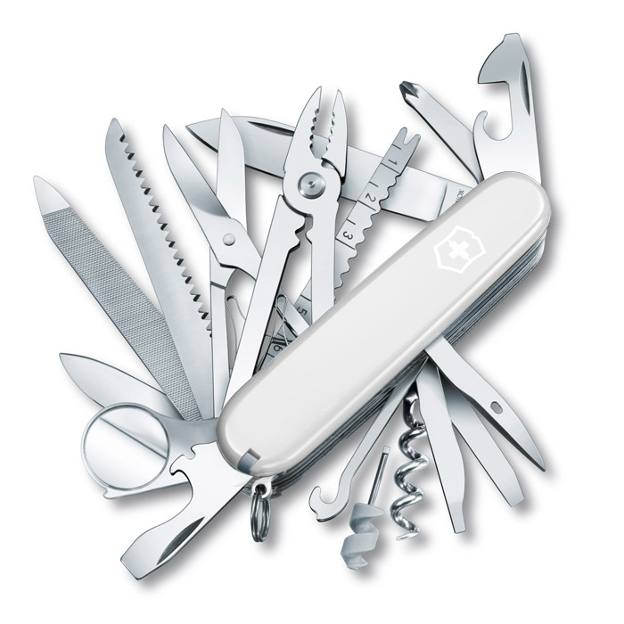 SwissChamp White Swiss Army Knife