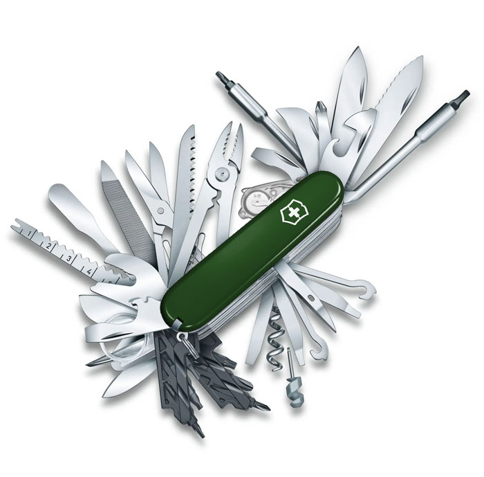 SwissChamp XXL Green Swiss Army Knife