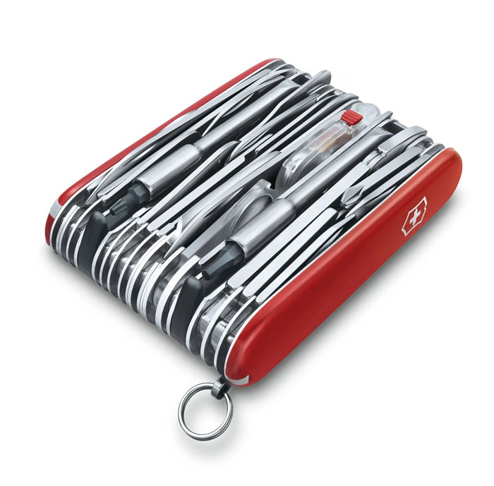 SwissChamp XXL Swiss Army Knife Angled View Top