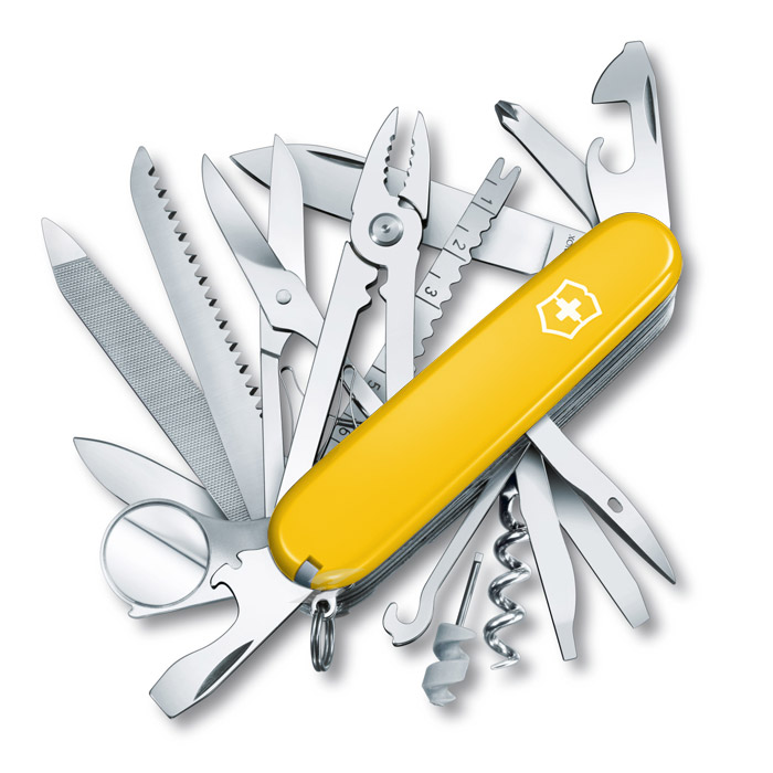 SwissChamp Yellow Swiss Army Knife