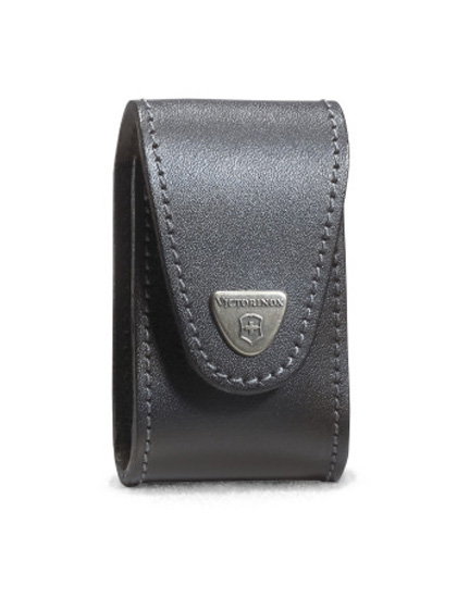 Black Leather Belt Pouch XLT