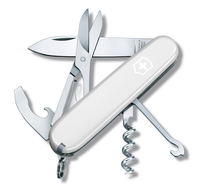 Compact White Victorinox Swiss Army Knife