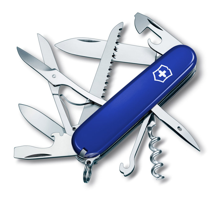 Victorinox Huntsman Blue Transparent