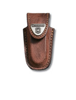 Brown Leather Belt Pouch Small