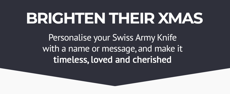 Personalise your Swiss Army Knife