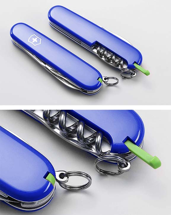 Green toothpick and tweezers