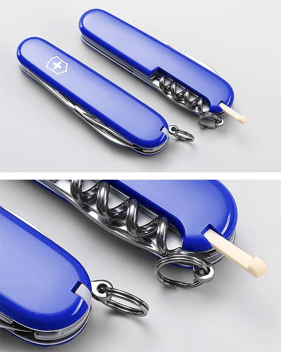 Grey toothpick and tweezers