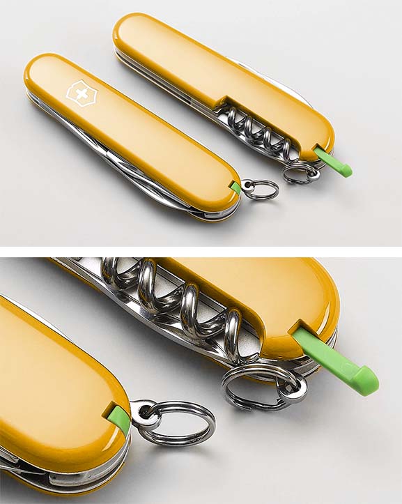 Green toothpick and tweezers