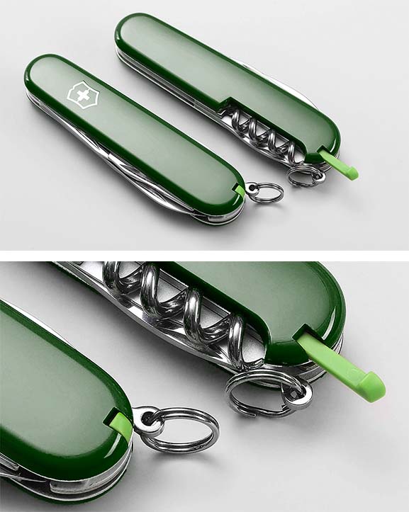 Green toothpick and tweezers