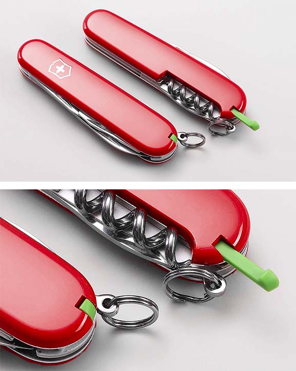 Green toothpick and tweezers
